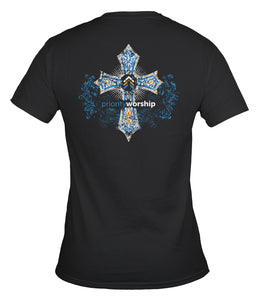 T-Shirt Priority Worship Cross