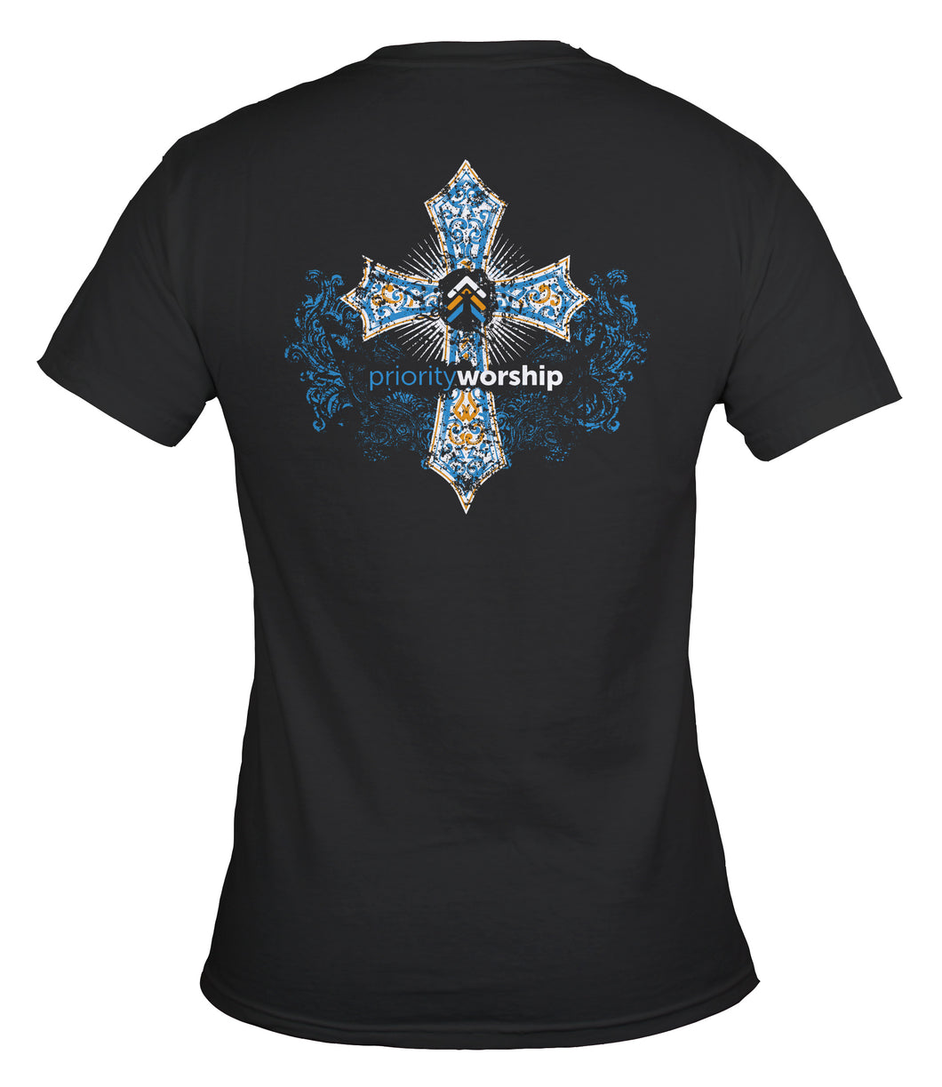 T-Shirt Priority Worship Cross