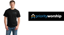 Load image into Gallery viewer, T-Shirt Priority Worship Cross
